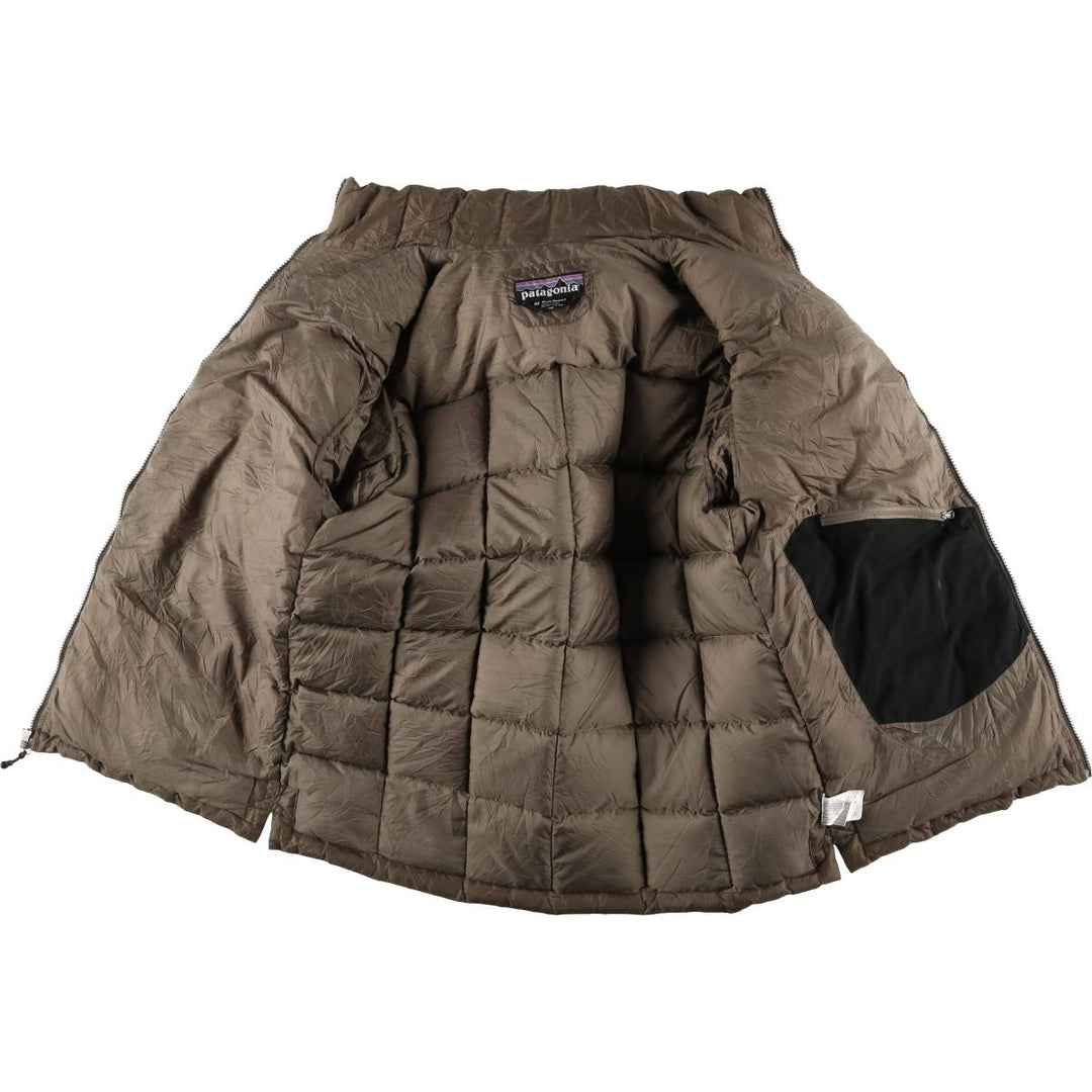 Patagonia Calder Down Jacket 27580FA11 Ripstop Goose Down Jacket, Men's Size Medium polyester brown type Vintage Second Hand