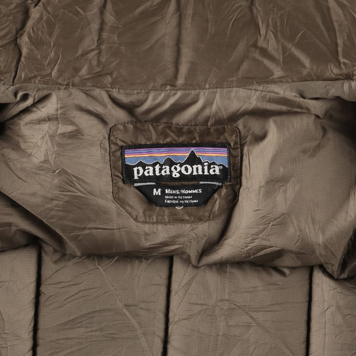 Patagonia Calder Down Jacket 27580FA11 Ripstop Goose Down Jacket, Men's Size Medium polyester brown type Vintage Second Hand