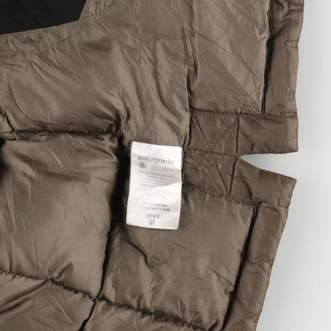 Patagonia Calder Down Jacket 27580FA11 Ripstop Goose Down Jacket, Men's Size Medium polyester brown type Vintage Second Hand