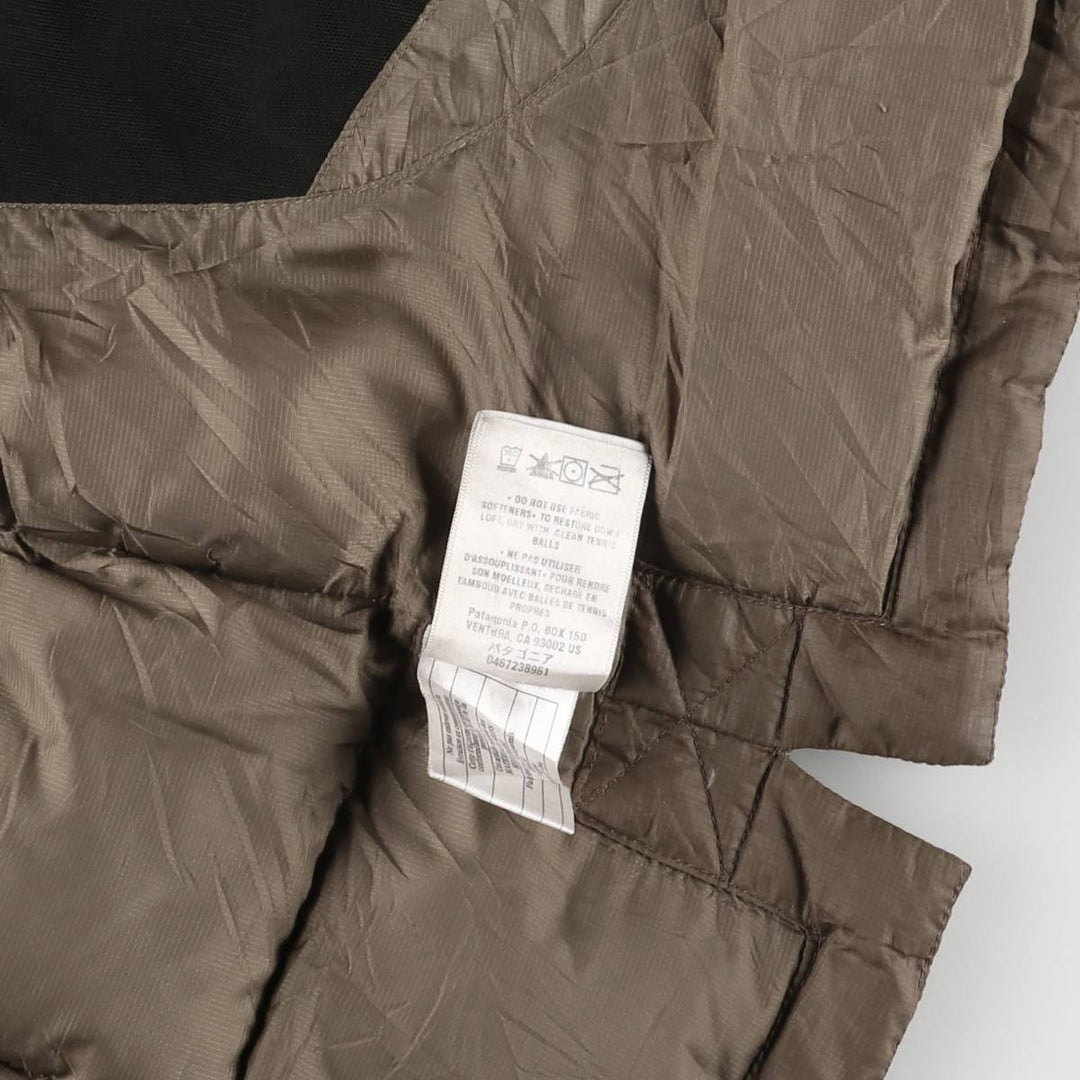 Patagonia Calder Down Jacket 27580FA11 Ripstop Goose Down Jacket, Men's Size Medium polyester brown type Vintage Second Hand