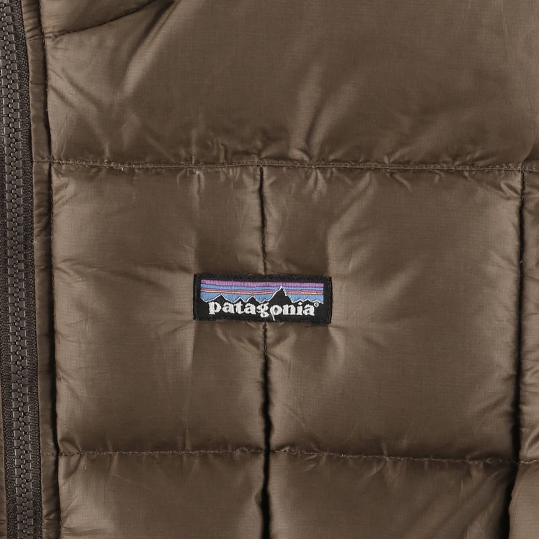 Patagonia Calder Down Jacket 27580FA11 Ripstop Goose Down Jacket, Men's Size Medium polyester brown type Vintage Second Hand