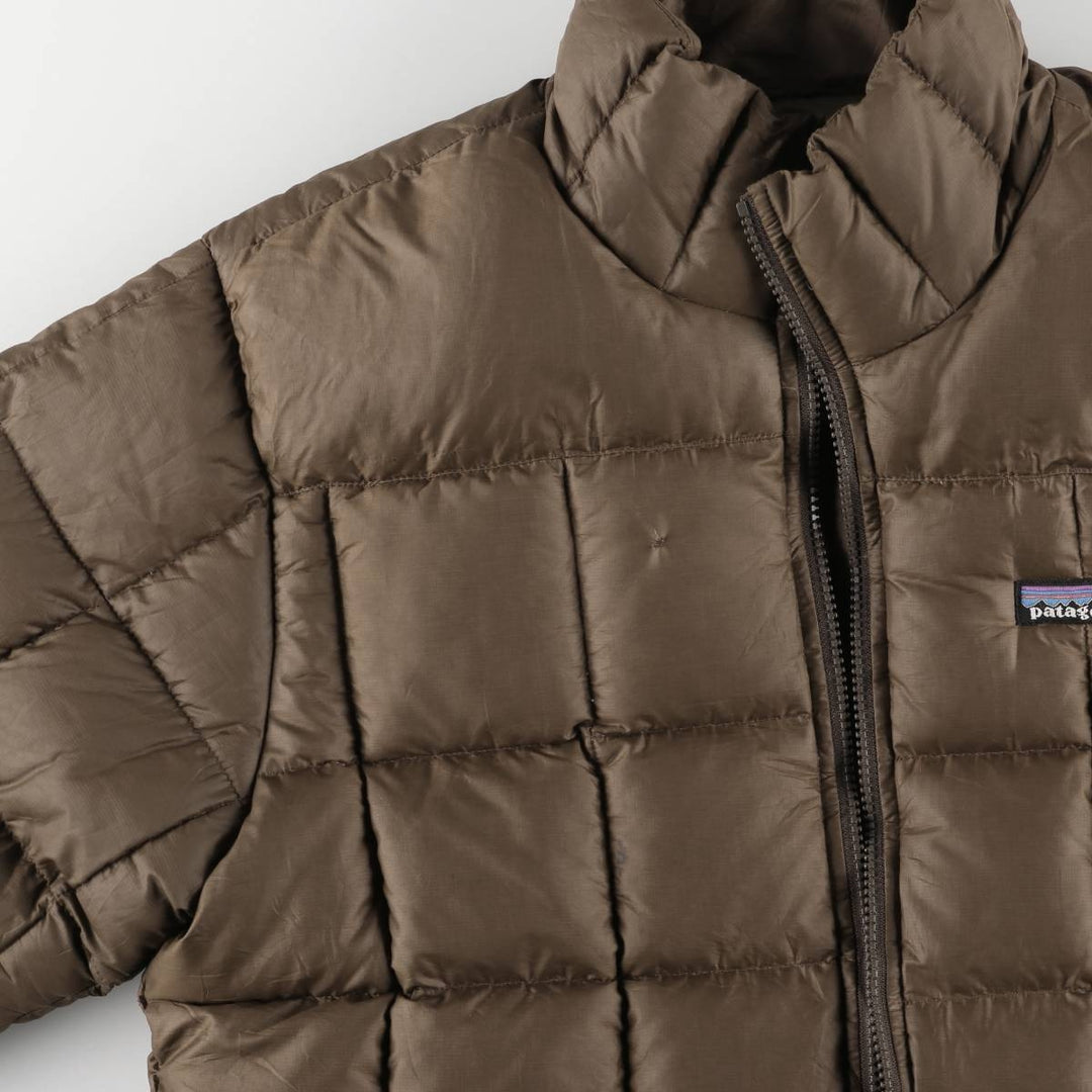 Patagonia Calder Down Jacket 27580FA11 Ripstop Goose Down Jacket, Men's Size Medium polyester brown type Vintage Second Hand