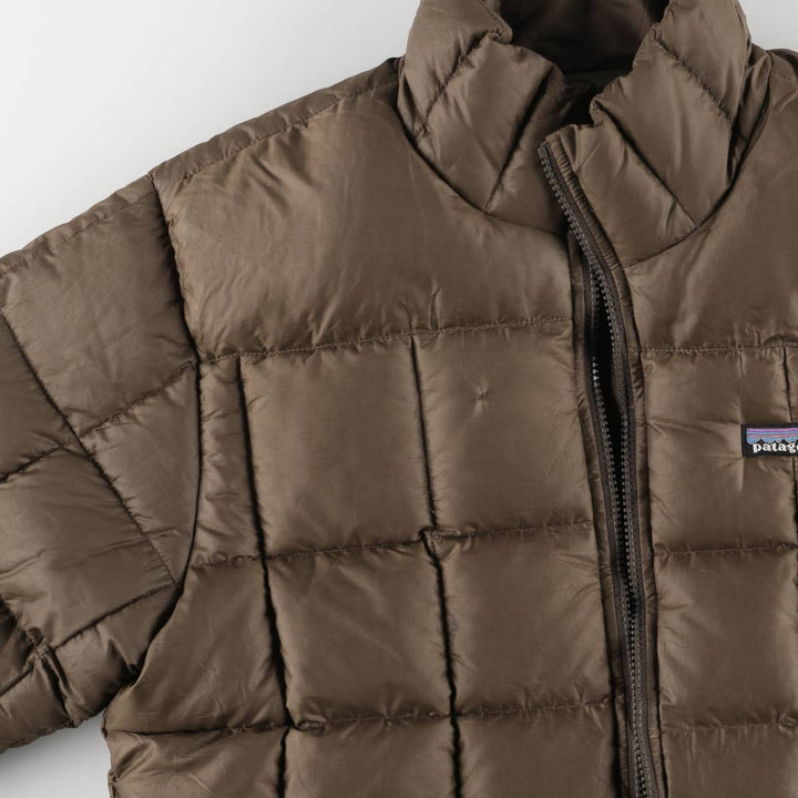 Patagonia Calder Down Jacket 27580FA11 Ripstop Goose Down Jacket, Men's Size Medium polyester brown type Vintage Second Hand
