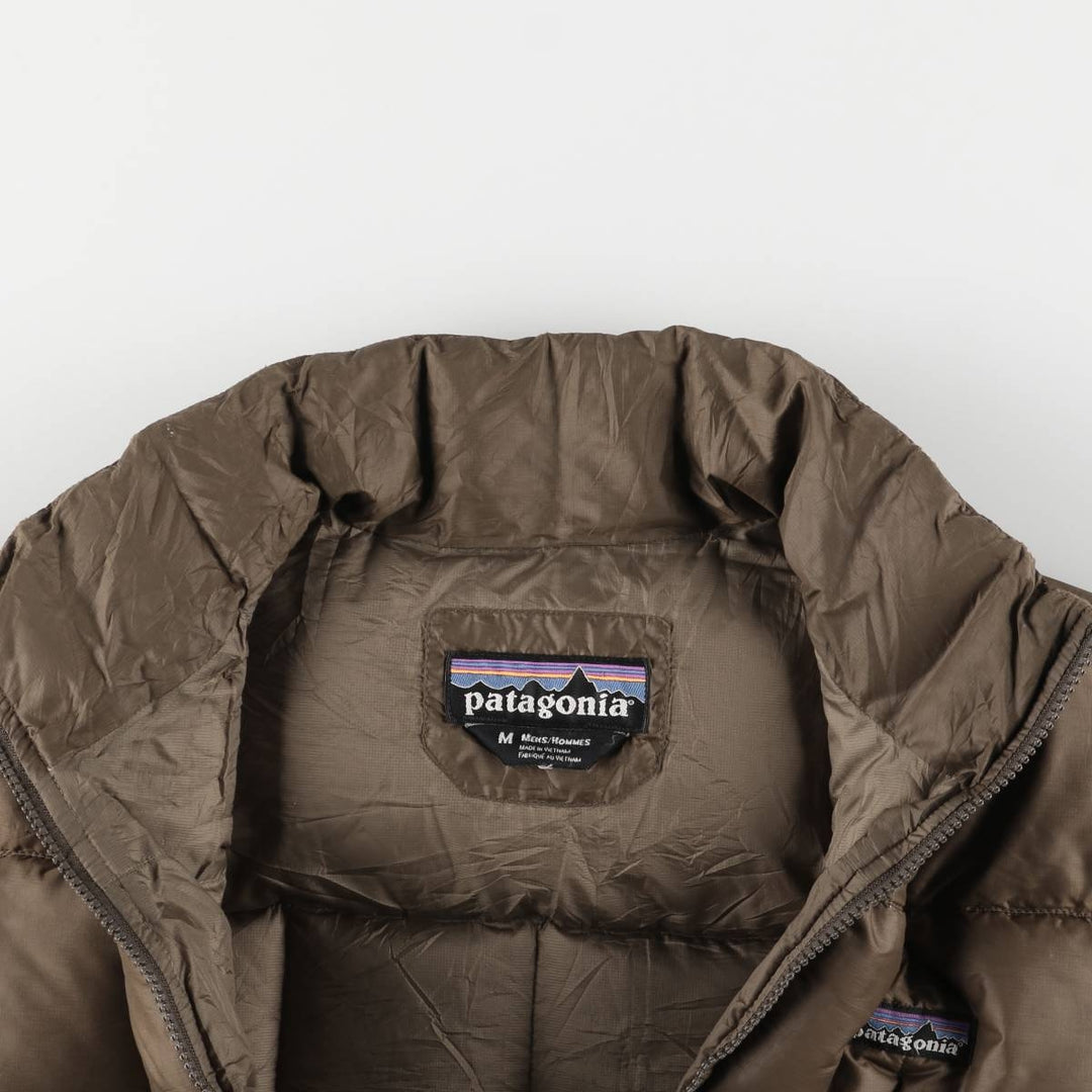 Patagonia Calder Down Jacket 27580FA11 Ripstop Goose Down Jacket, Men's Size Medium polyester brown type Vintage Second Hand