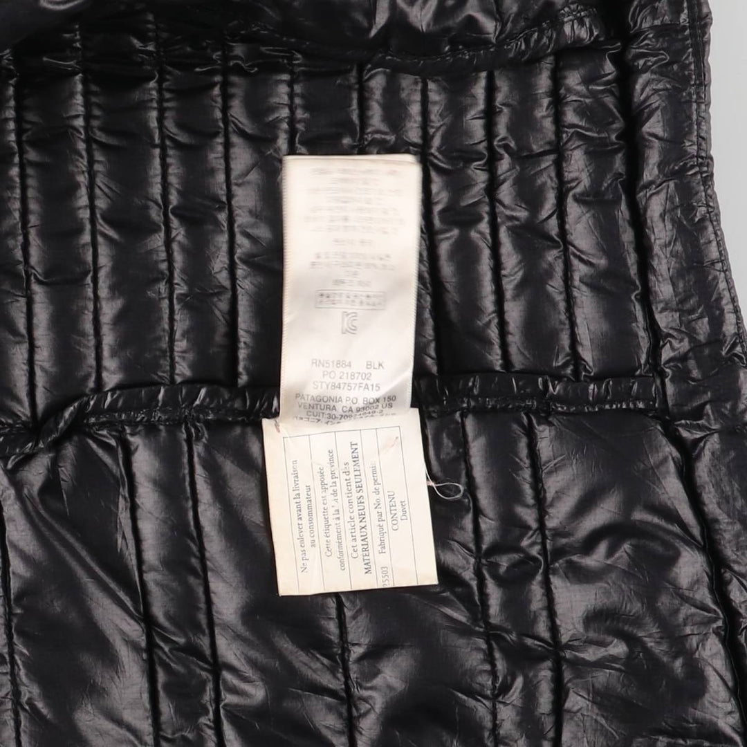 Patagonia Ultra Light Down Goose Down Jacket, Men's Size M (84757FA15) Nylon black type Vintage Second Hand