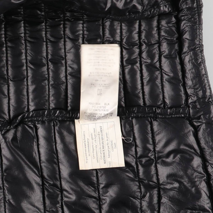 Patagonia Ultra Light Down Goose Down Jacket, Men's Size M (84757FA15) Nylon black type Vintage Second Hand
