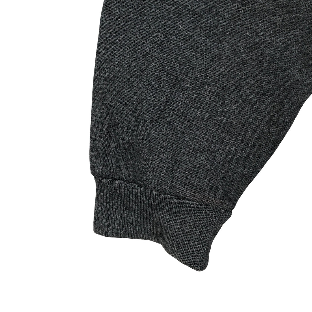 2000'S - Russell plain blank sweatshirt, men's size L cotton gray type Vintage Second Hand