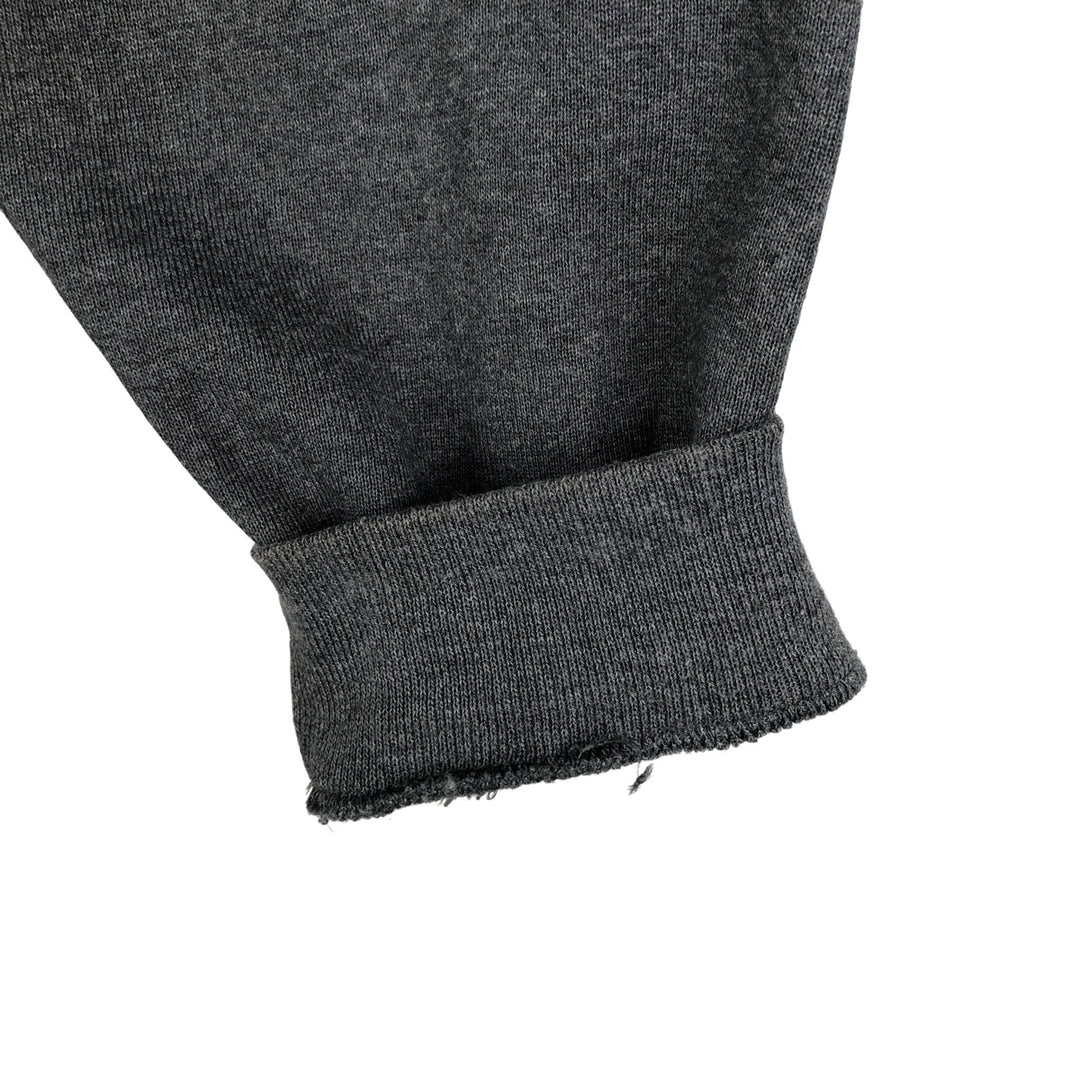 2000'S - Russell plain blank sweatshirt, men's size L cotton gray type Vintage Second Hand