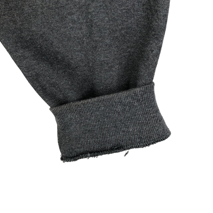 2000'S - Russell plain blank sweatshirt, men's size L cotton gray type Vintage Second Hand