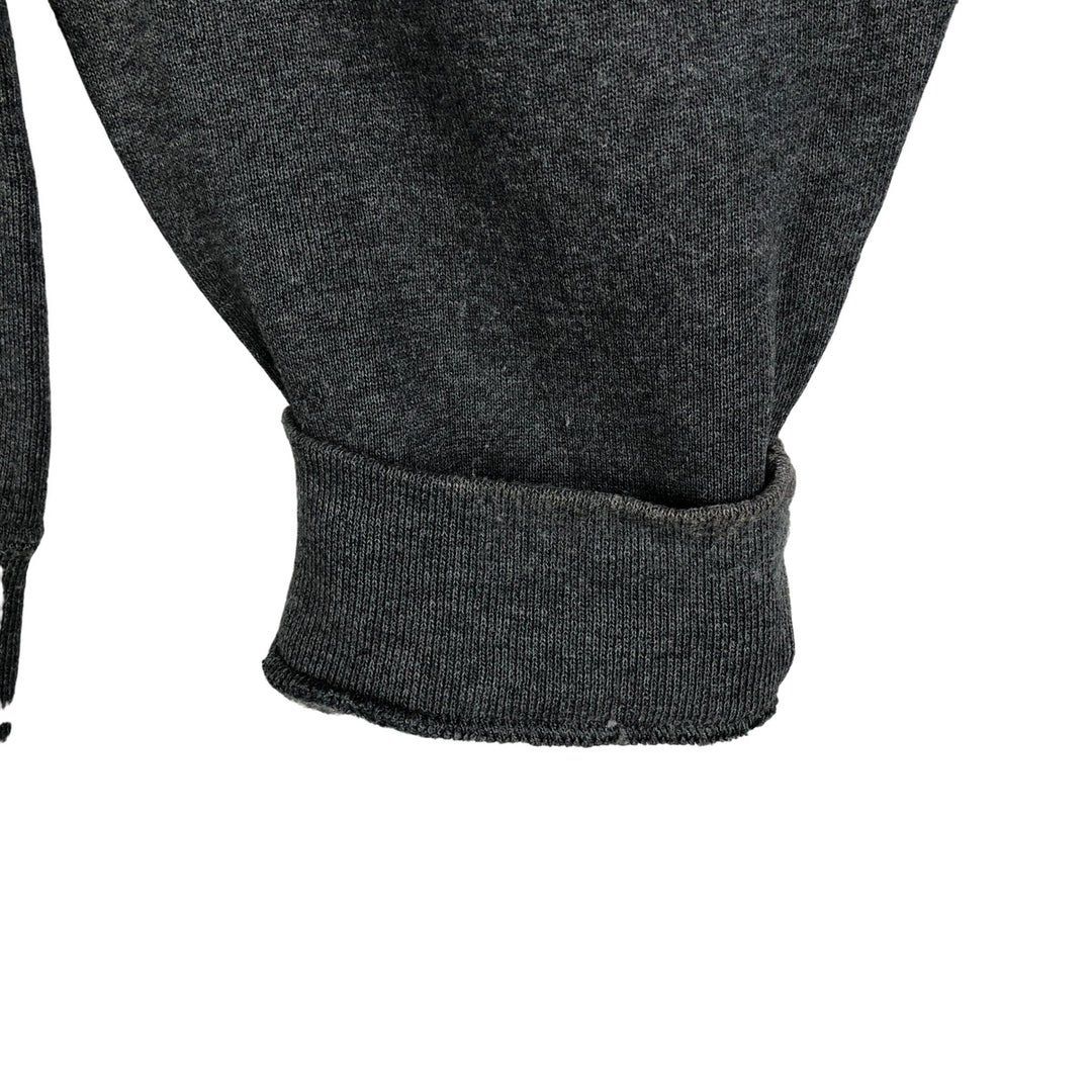 2000'S - Russell plain blank sweatshirt, men's size L cotton gray type Vintage Second Hand
