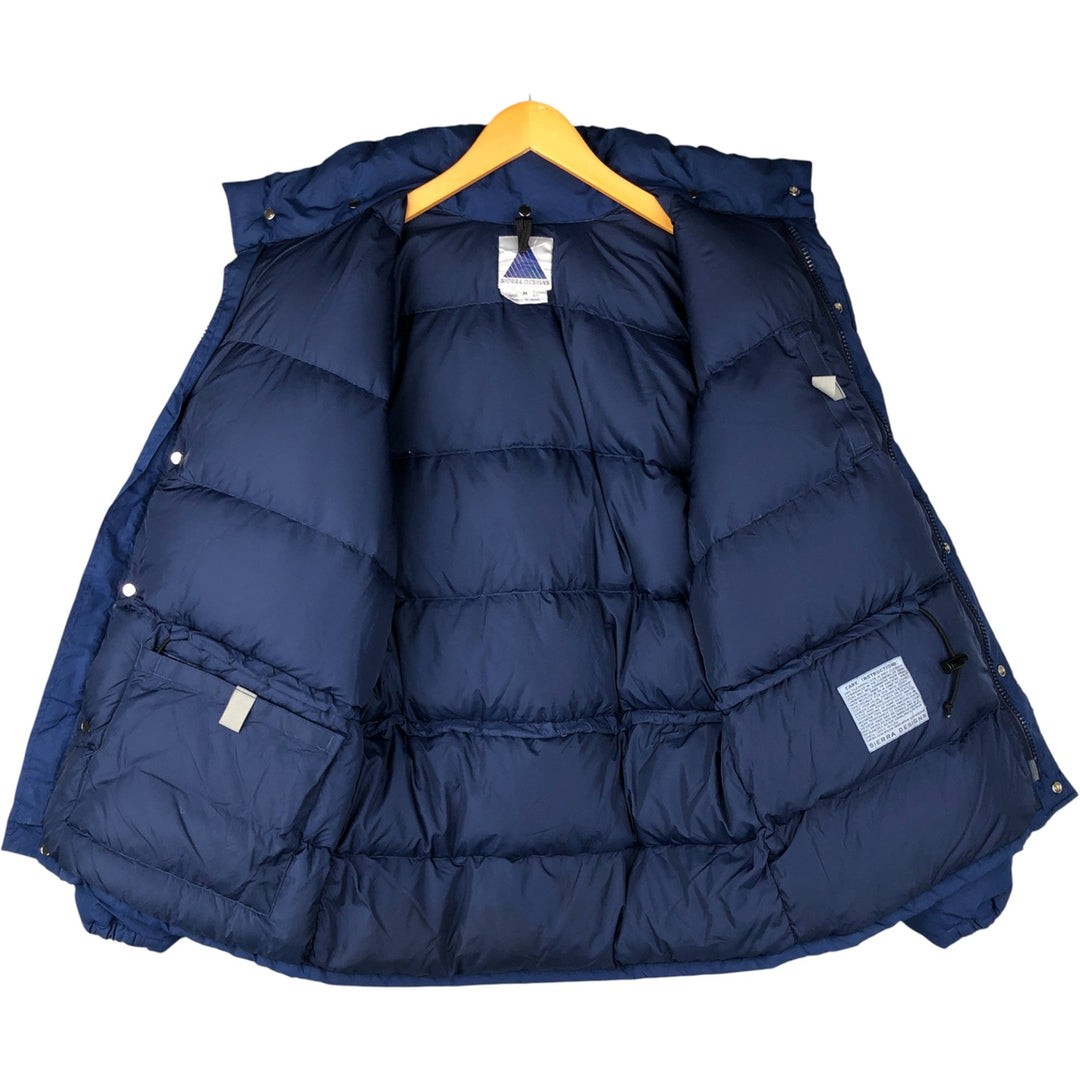 1980'S Sierra Designs Vintage Goose Down Jacket, Men's Size Medium Nylon navy blue type Vintage Second Hand