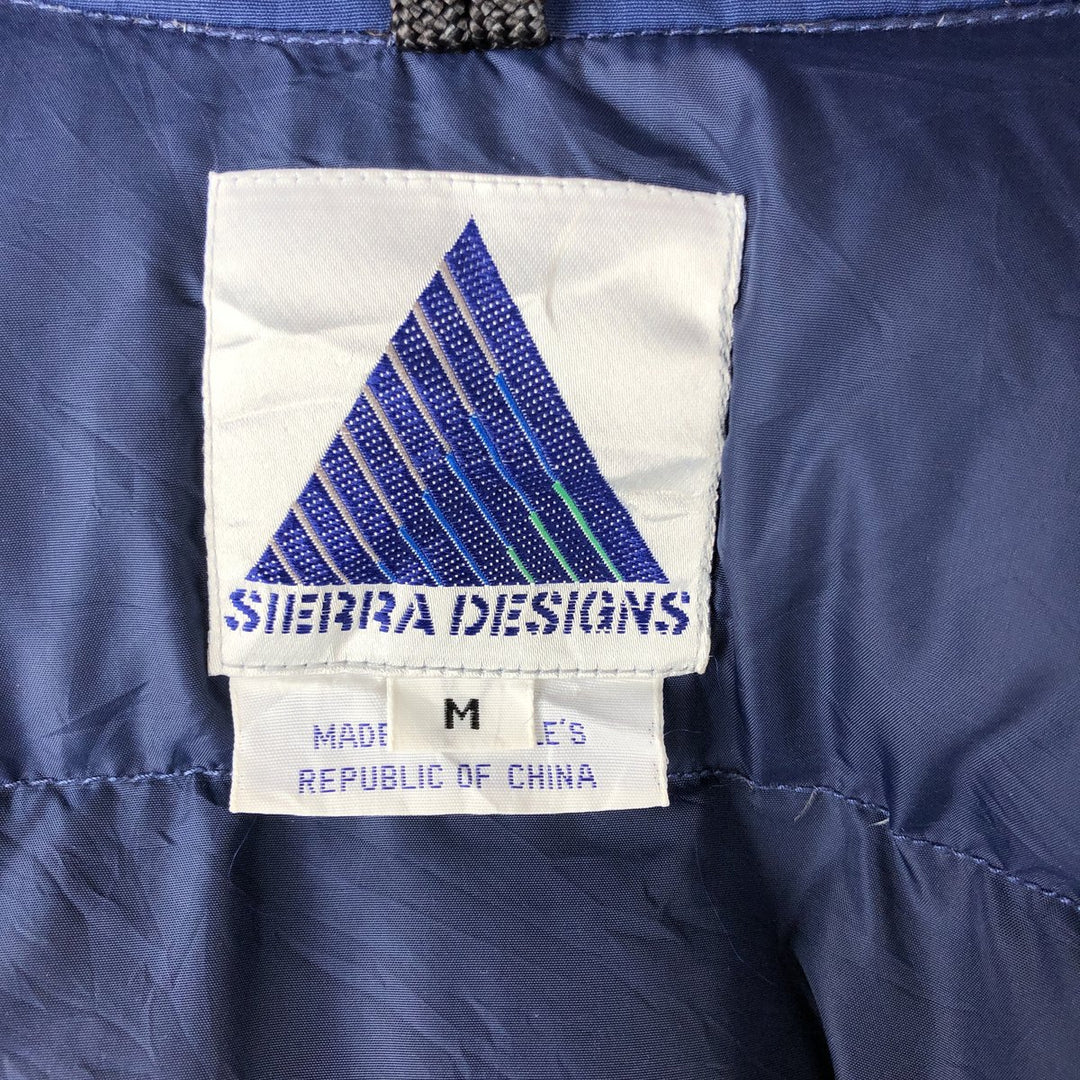 1980'S Sierra Designs Vintage Goose Down Jacket, Men's Size Medium Nylon navy blue type Vintage Second Hand