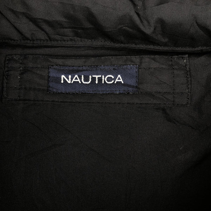 Nautica NS-83 Reversible Down Jacket, Men's Size Medium Nylon black type Vintage Second Hand