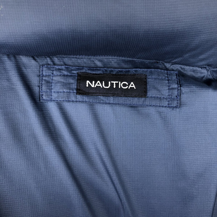 Nautica NS-83 Reversible Down Jacket, Men's Size Medium Nylon black type Vintage Second Hand