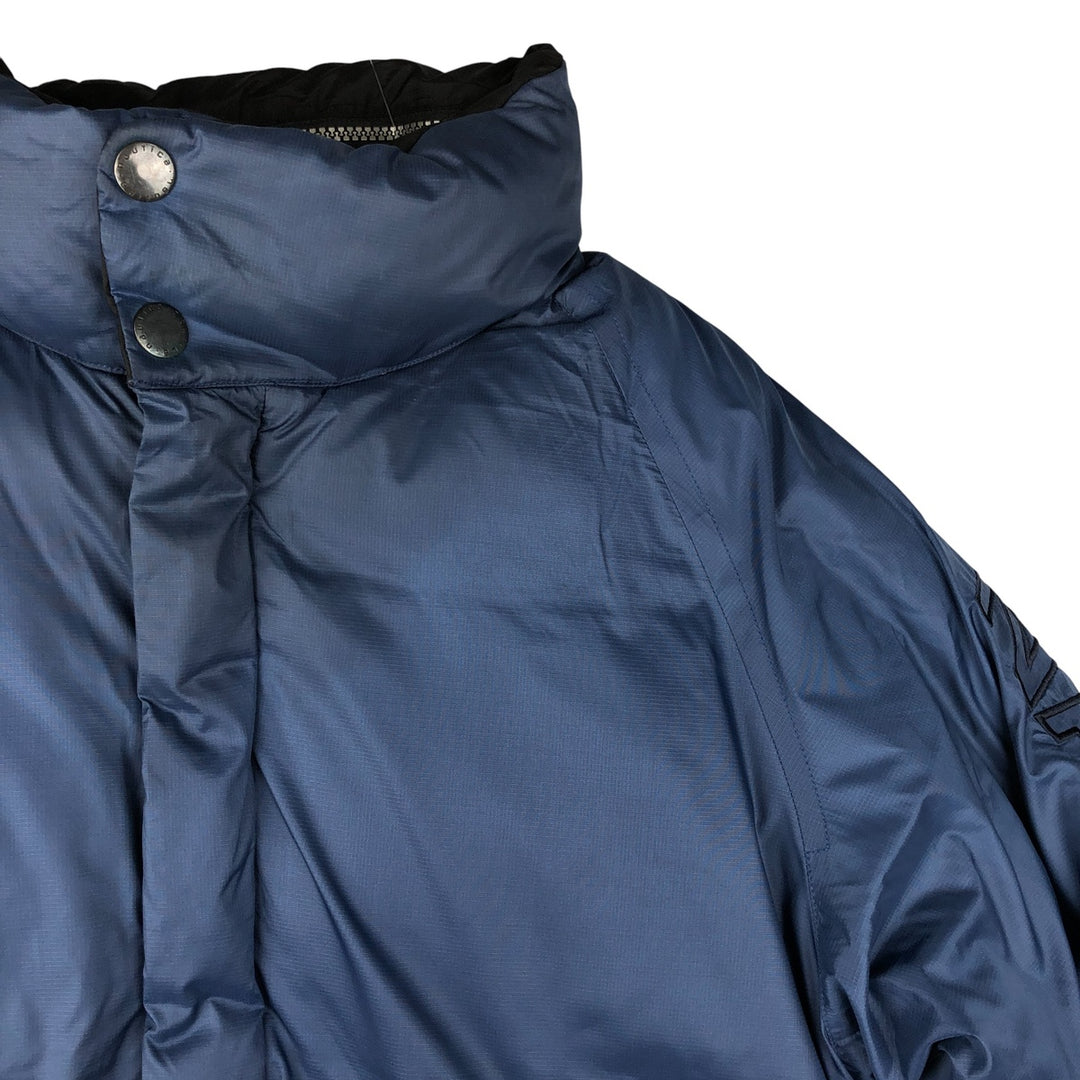 Nautica NS-83 Reversible Down Jacket, Men's Size Medium Nylon black type Vintage Second Hand