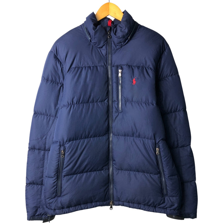 Ralph Lauren POLO RALPH LAUREN down jacket, men's size M polyester Navy blue Vintage Second Hand