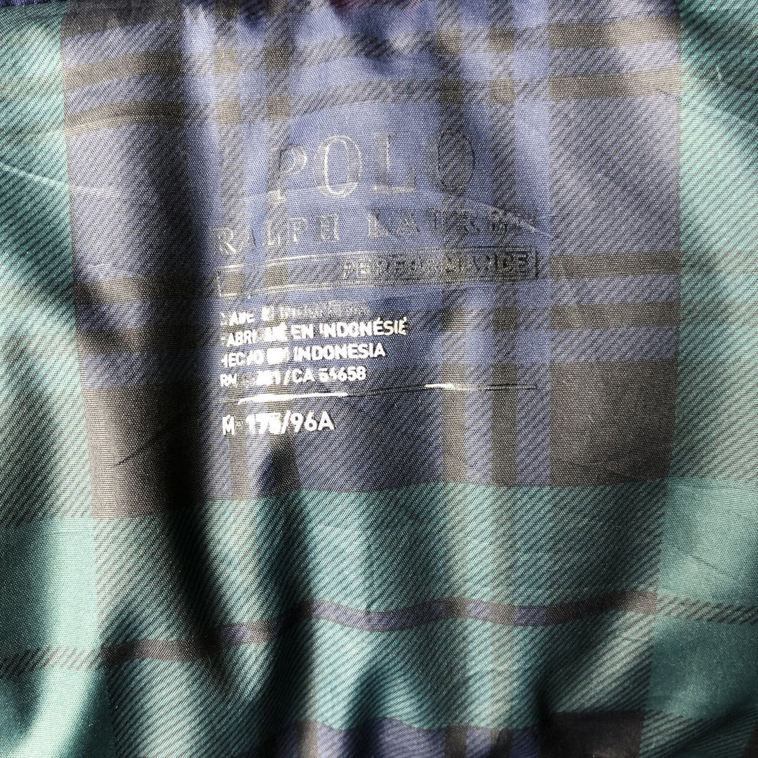 Ralph Lauren POLO RALPH LAUREN down jacket, men's size M polyester Navy blue Vintage Second Hand