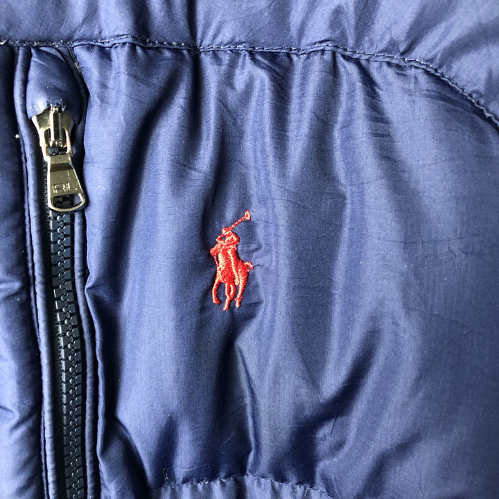 Ralph Lauren POLO RALPH LAUREN down jacket, men's size M polyester Navy blue Vintage Second Hand