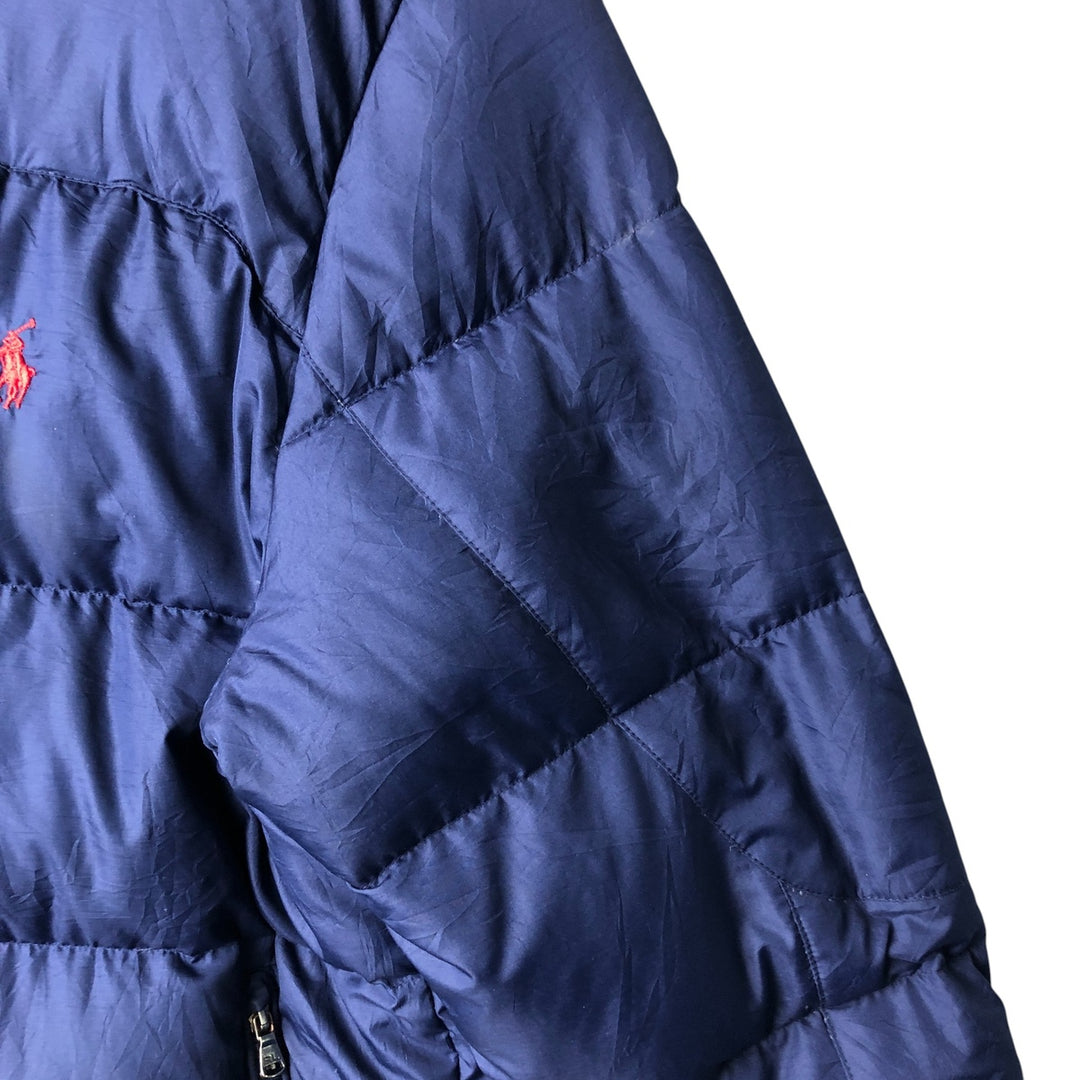Ralph Lauren POLO RALPH LAUREN down jacket, men's size M polyester Navy blue Vintage Second Hand