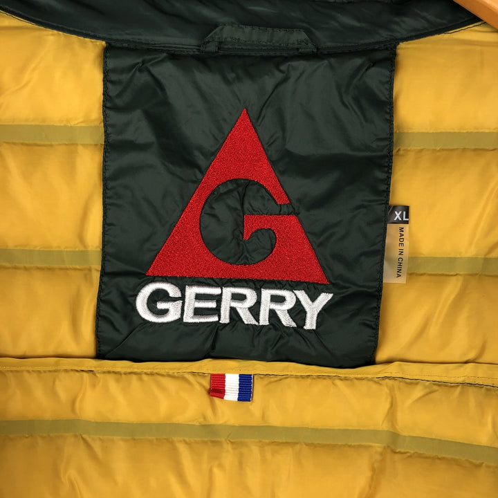 Gerry 650 Fill Power Down Jacket, Men's XL, Vintage Nylon Khaki type Vintage Second Hand
