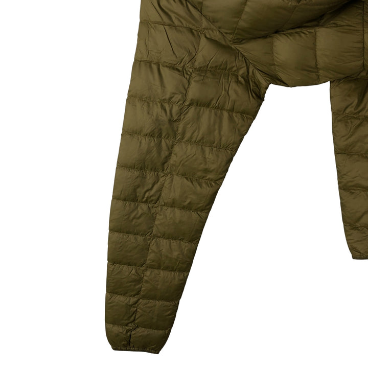 REI CO-OP 650 Fill Power Down Jacket, Men's Size L Nylon Khaki type Vintage Second Hand