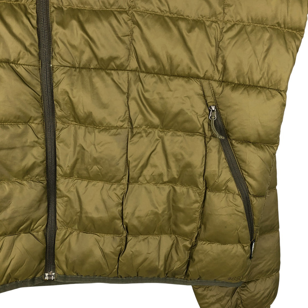 REI CO-OP 650 Fill Power Down Jacket, Men's Size L Nylon Khaki type Vintage Second Hand