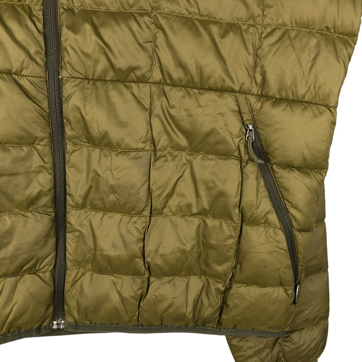 REI CO-OP 650 Fill Power Down Jacket, Men's Size L Nylon Khaki type Vintage Second Hand