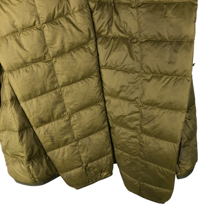 REI CO-OP 650 Fill Power Down Jacket, Men's Size L Nylon Khaki type Vintage Second Hand