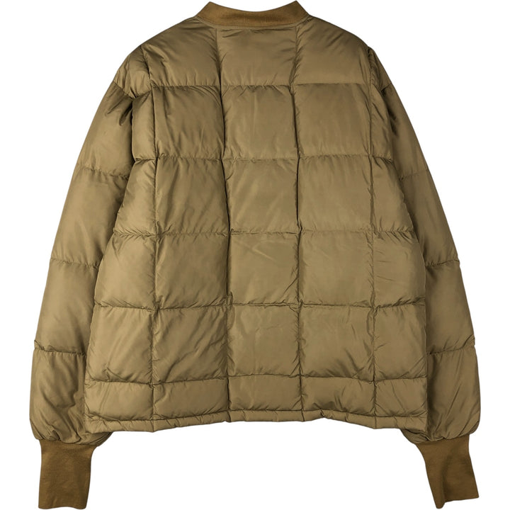 90s-00'S Cabelas Vintage Goose Down Jacket, Men's Size L Nylon Khaki type beige Vintage Second Hand