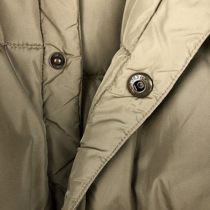 90s-00'S Cabelas Vintage Goose Down Jacket, Men's Size L Nylon Khaki type beige Vintage Second Hand