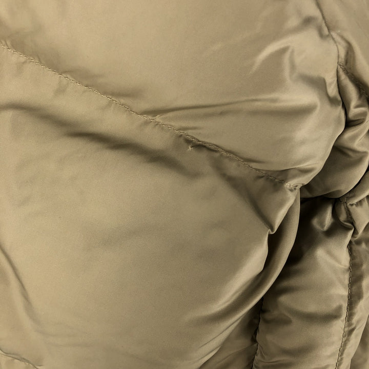 90s-00'S Cabelas Vintage Goose Down Jacket, Men's Size L Nylon Khaki type beige Vintage Second Hand