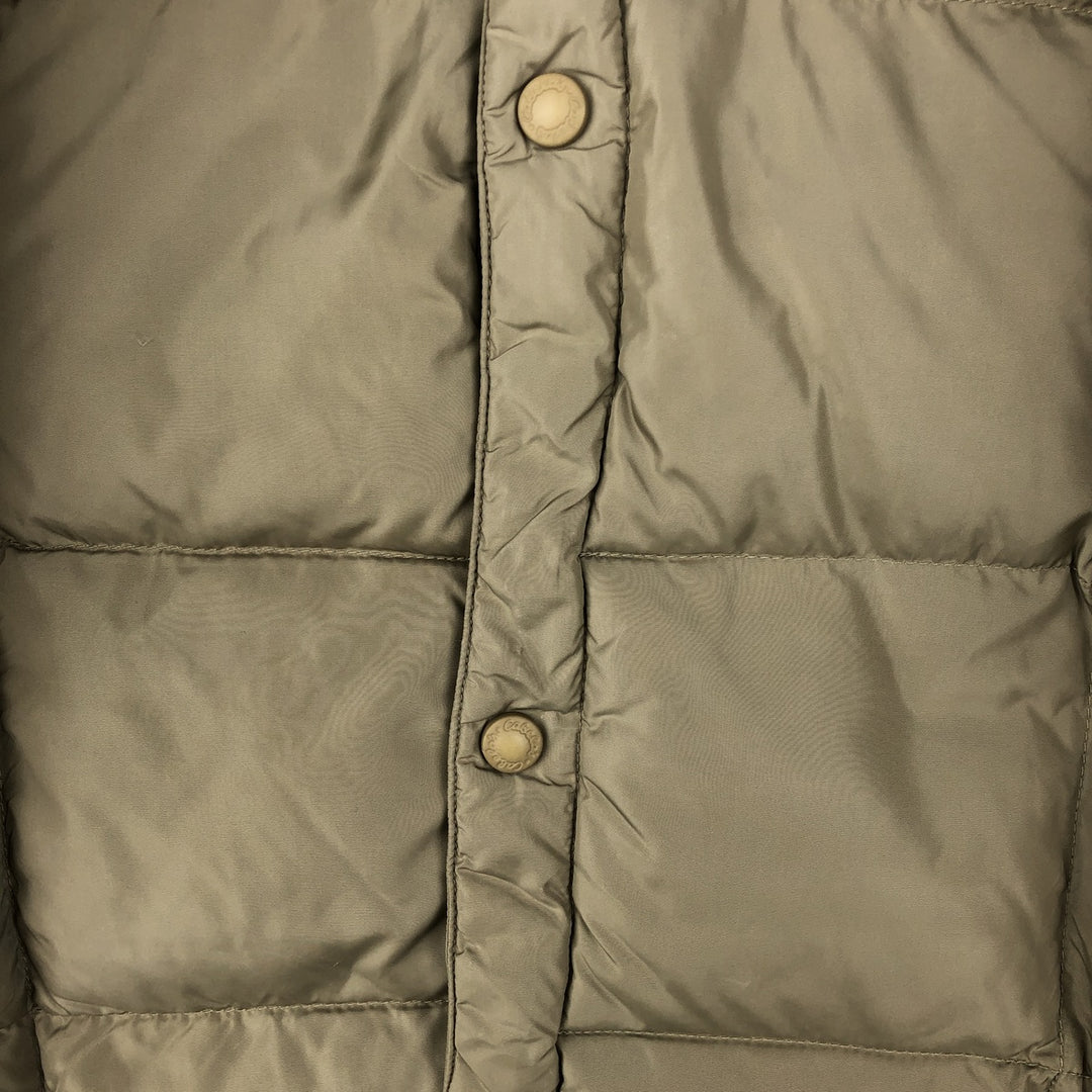 90s-00'S Cabelas Vintage Goose Down Jacket, Men's Size L Nylon Khaki type beige Vintage Second Hand