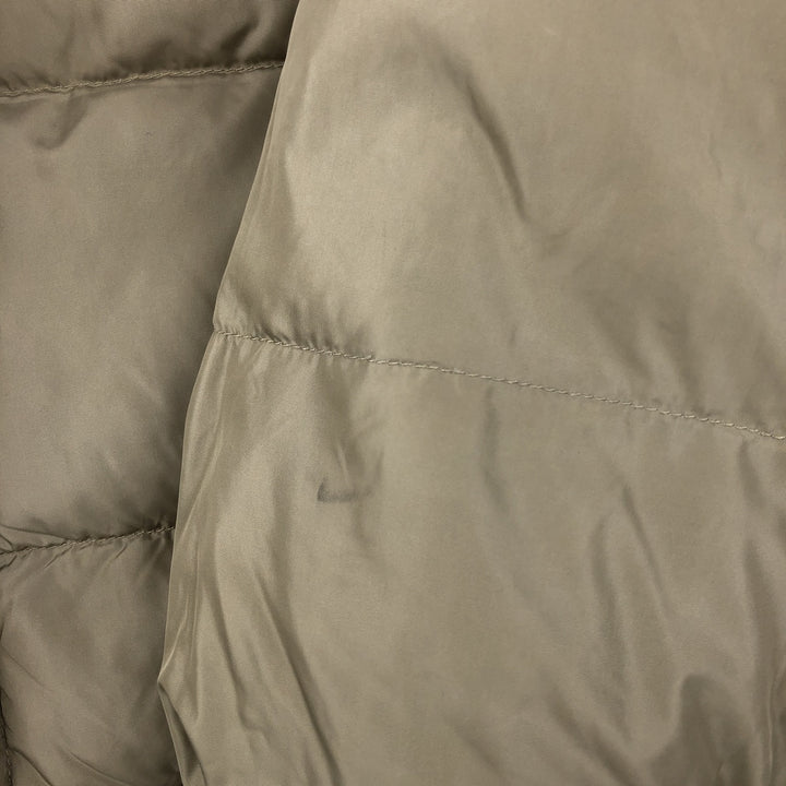 90s-00'S Cabelas Vintage Goose Down Jacket, Men's Size L Nylon Khaki type beige Vintage Second Hand