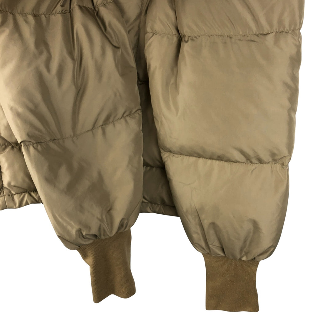 90s-00'S Cabelas Vintage Goose Down Jacket, Men's Size L Nylon Khaki type beige Vintage Second Hand
