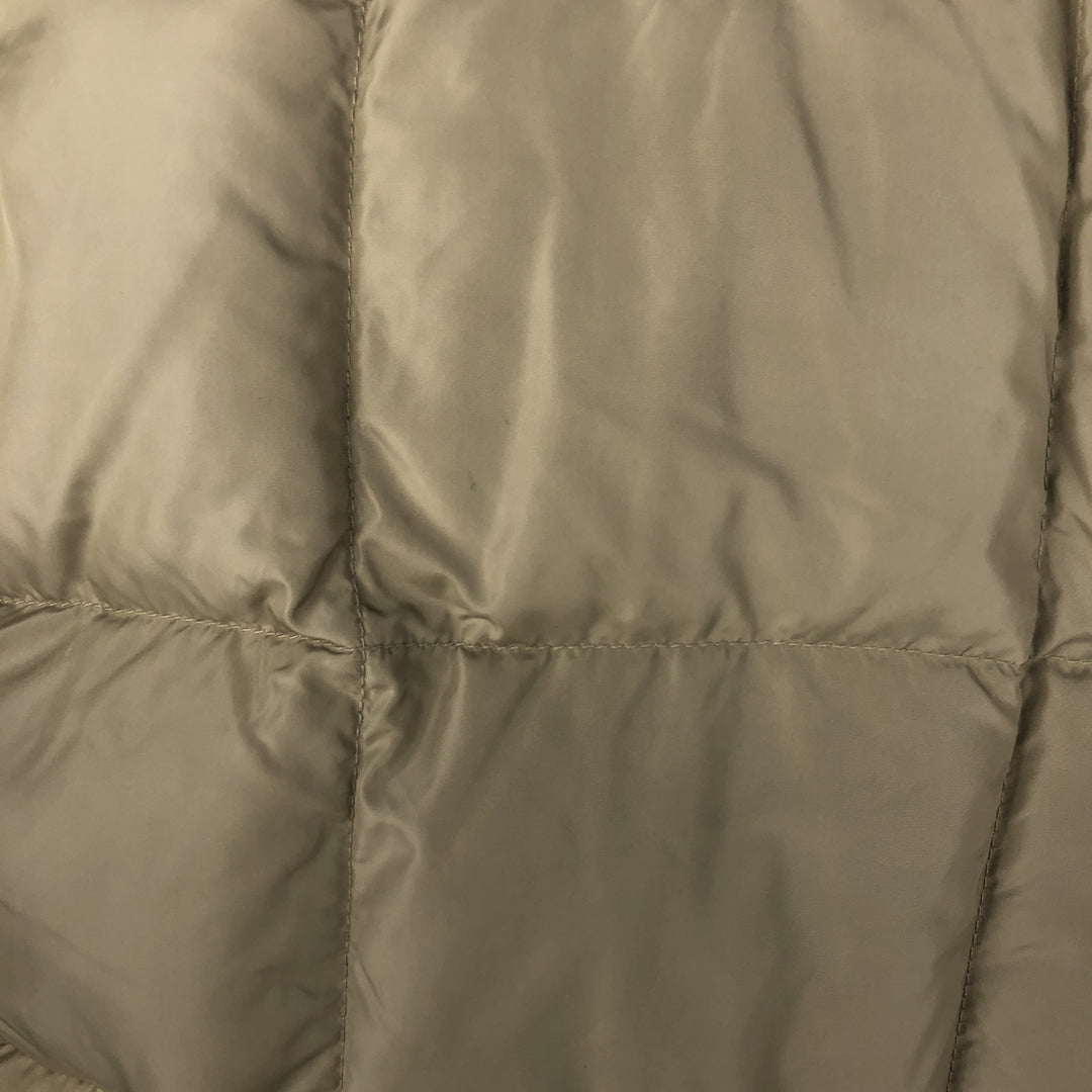 90s-00'S Cabelas Vintage Goose Down Jacket, Men's Size L Nylon Khaki type beige Vintage Second Hand