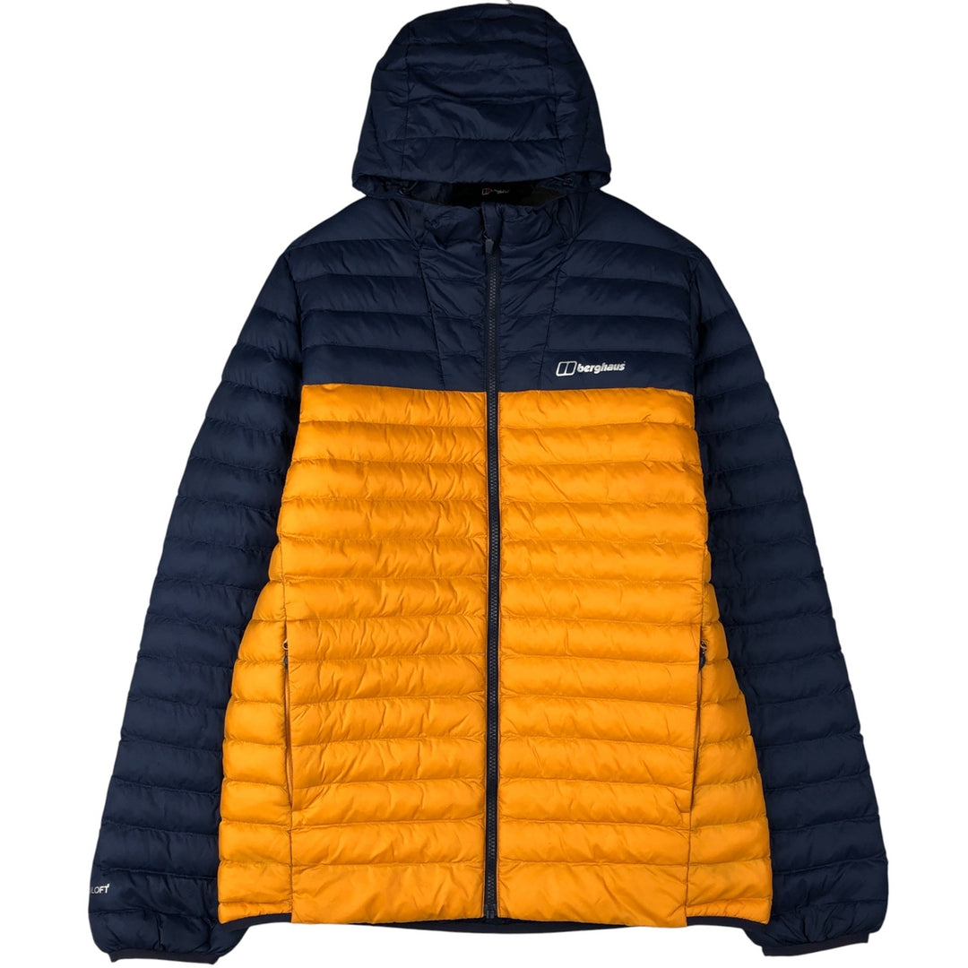 Berghaus HYDROLOFT Down Parka, Men's Size M unclear navy blue type Vintage Second Hand