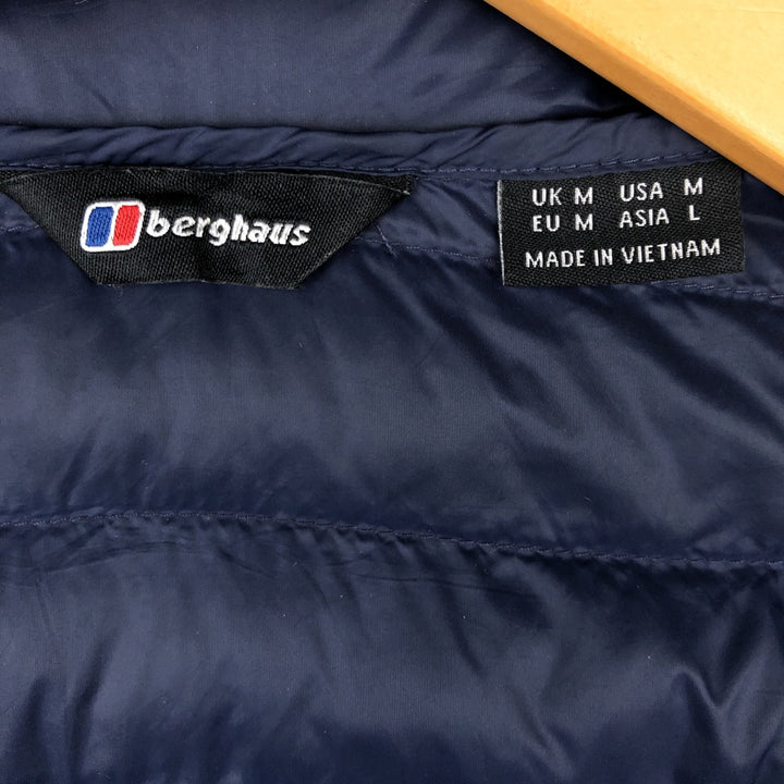 Berghaus HYDROLOFT Down Parka, Men's Size M unclear navy blue type Vintage Second Hand