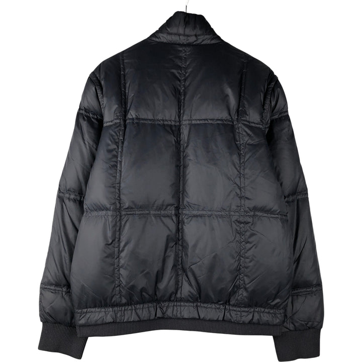 Aquascutum LONDON goose down jacket, men's size L Nylon black type Vintage Second Hand