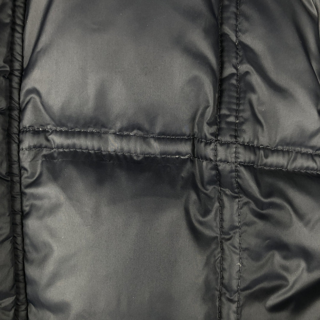 Aquascutum LONDON goose down jacket, men's size L Nylon black type Vintage Second Hand