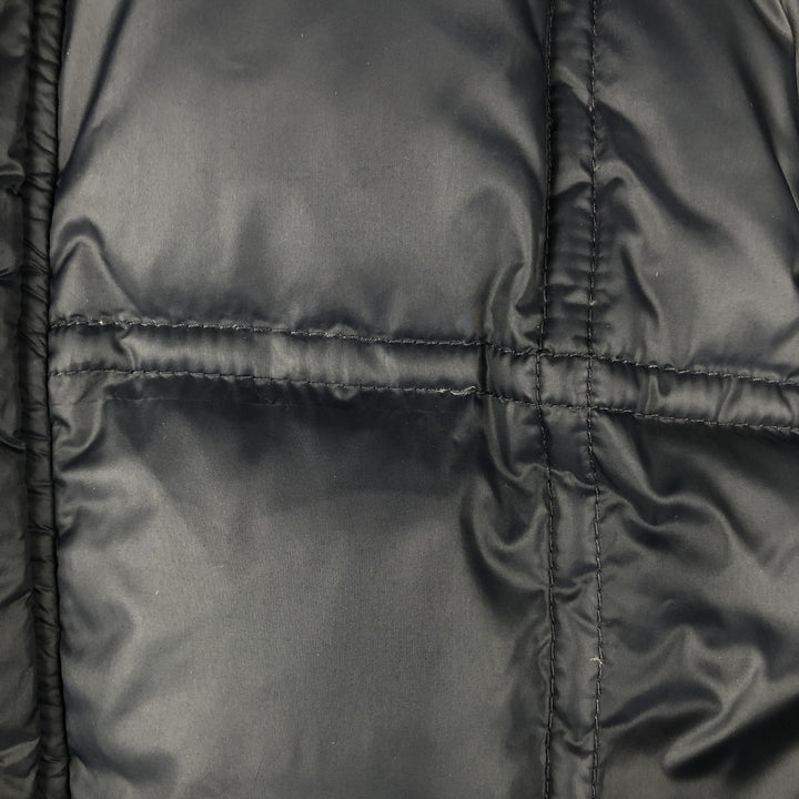 Aquascutum LONDON goose down jacket, men's size L Nylon black type Vintage Second Hand