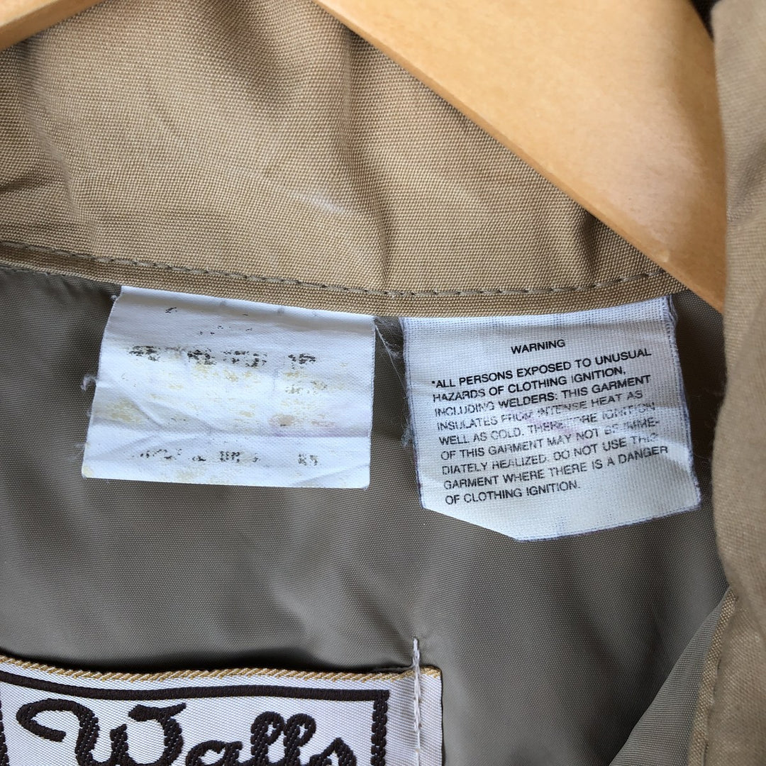 Vintage 80s-90'S Walls Down Jacket, Men's Size XL unclear Beige type Vintage Second Hand
