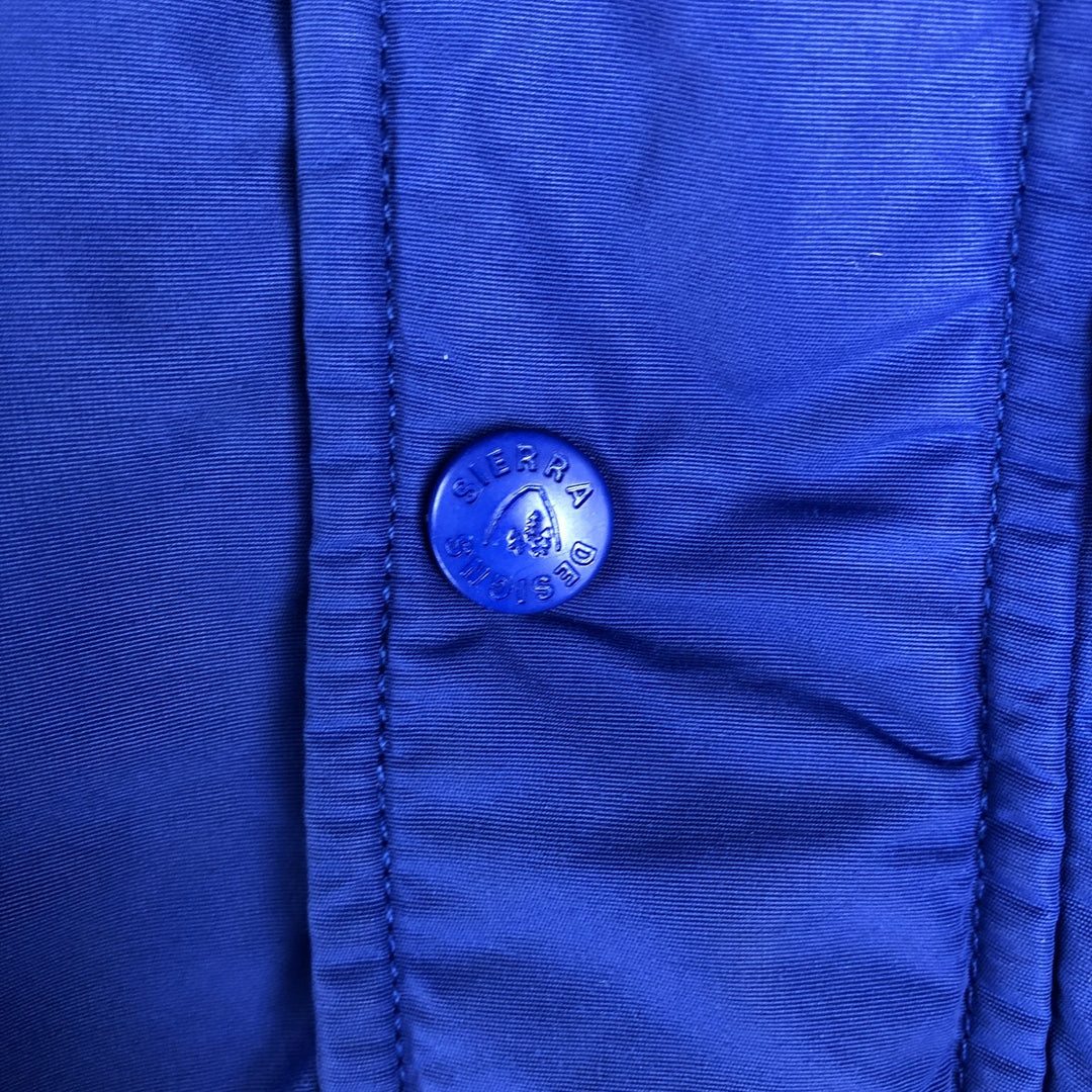 Sierra Designs Goose Down Parka, Men's Size M Nylon blue type Vintage Second Hand