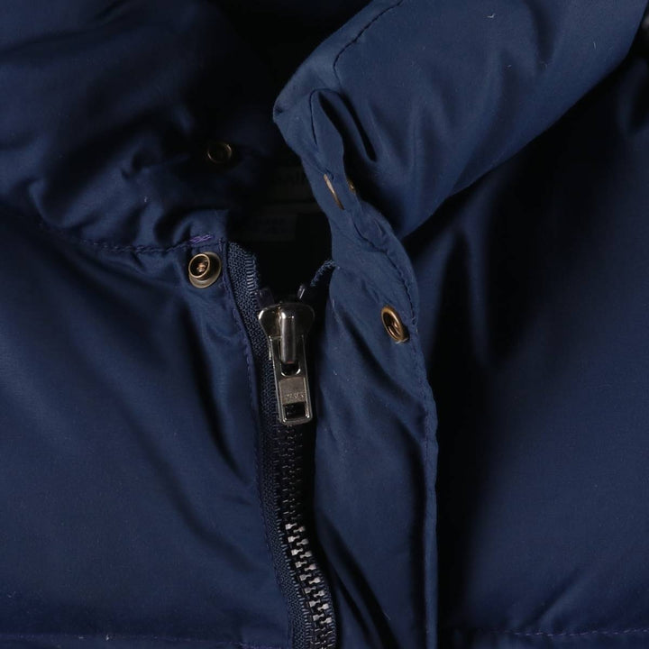 90'S LLBean Down Parka, Made in USA, Men's XL, Vintage Nylon navy blue type Vintage Second Hand