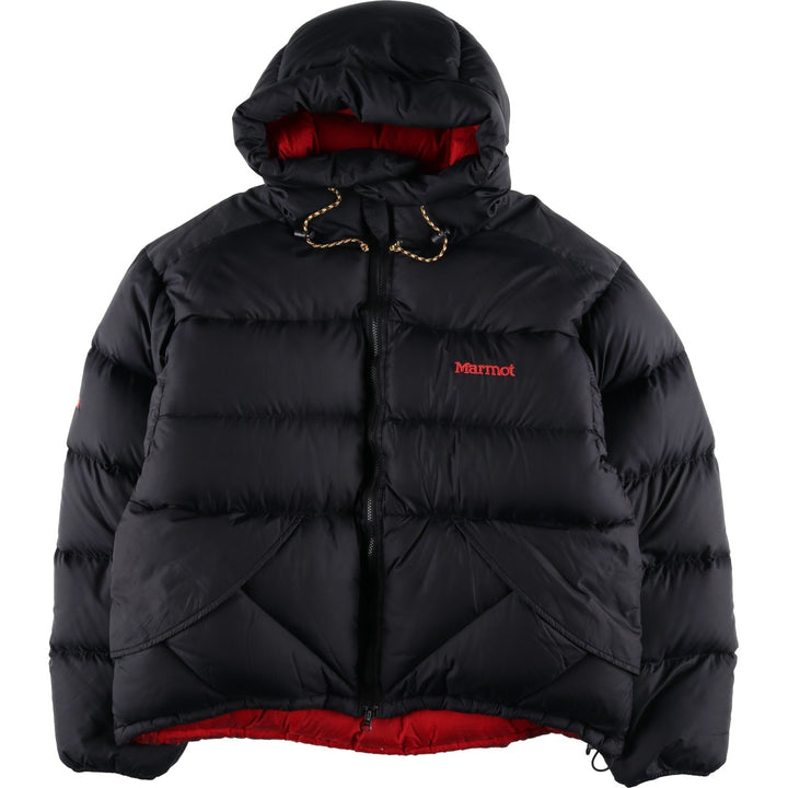 Marmot Down Parka, Men's Size L Nylon black type Vintage Second Hand