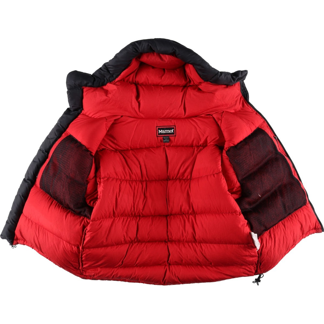 Marmot Down Parka, Men's Size L Nylon black type Vintage Second Hand