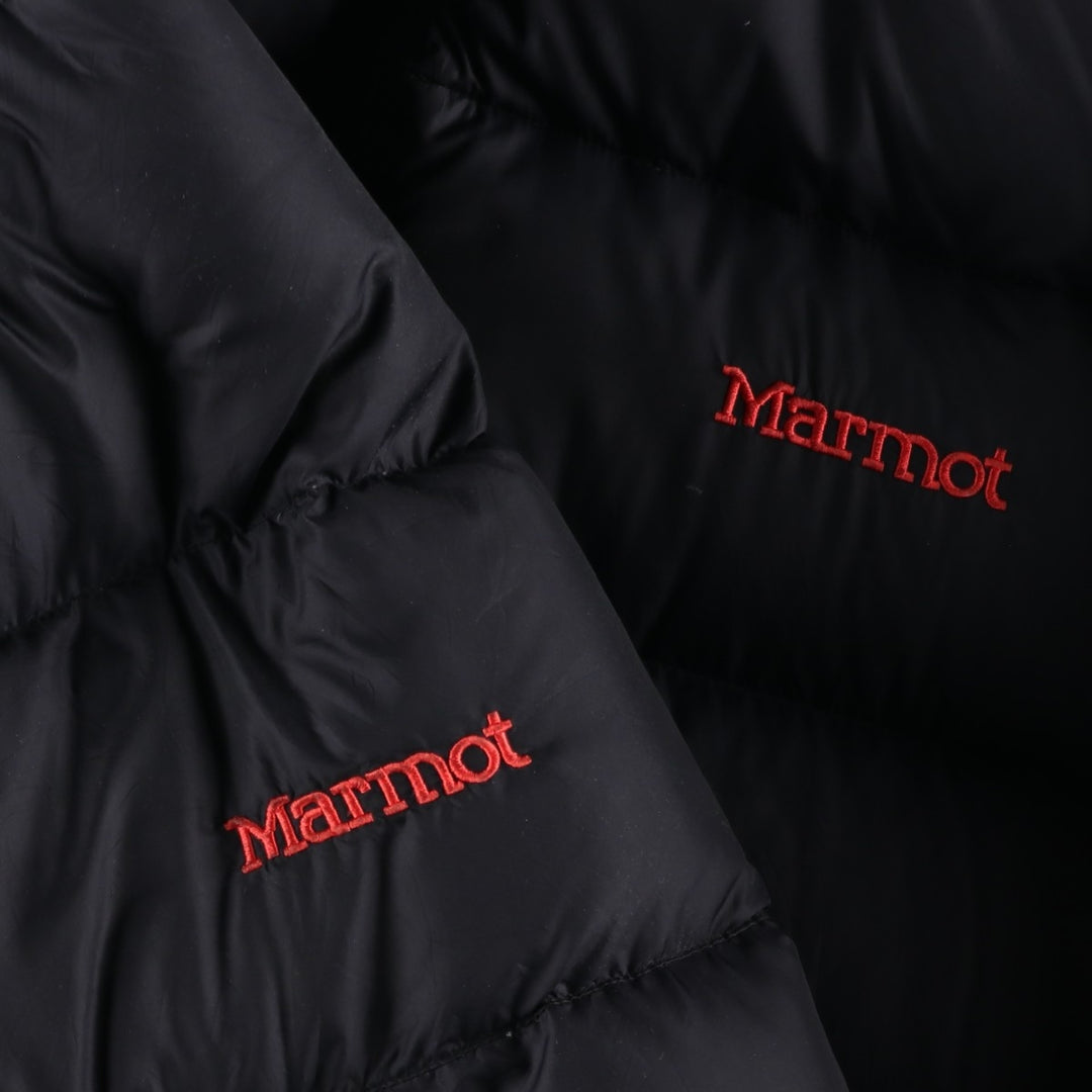Marmot Down Parka, Men's Size L Nylon black type Vintage Second Hand