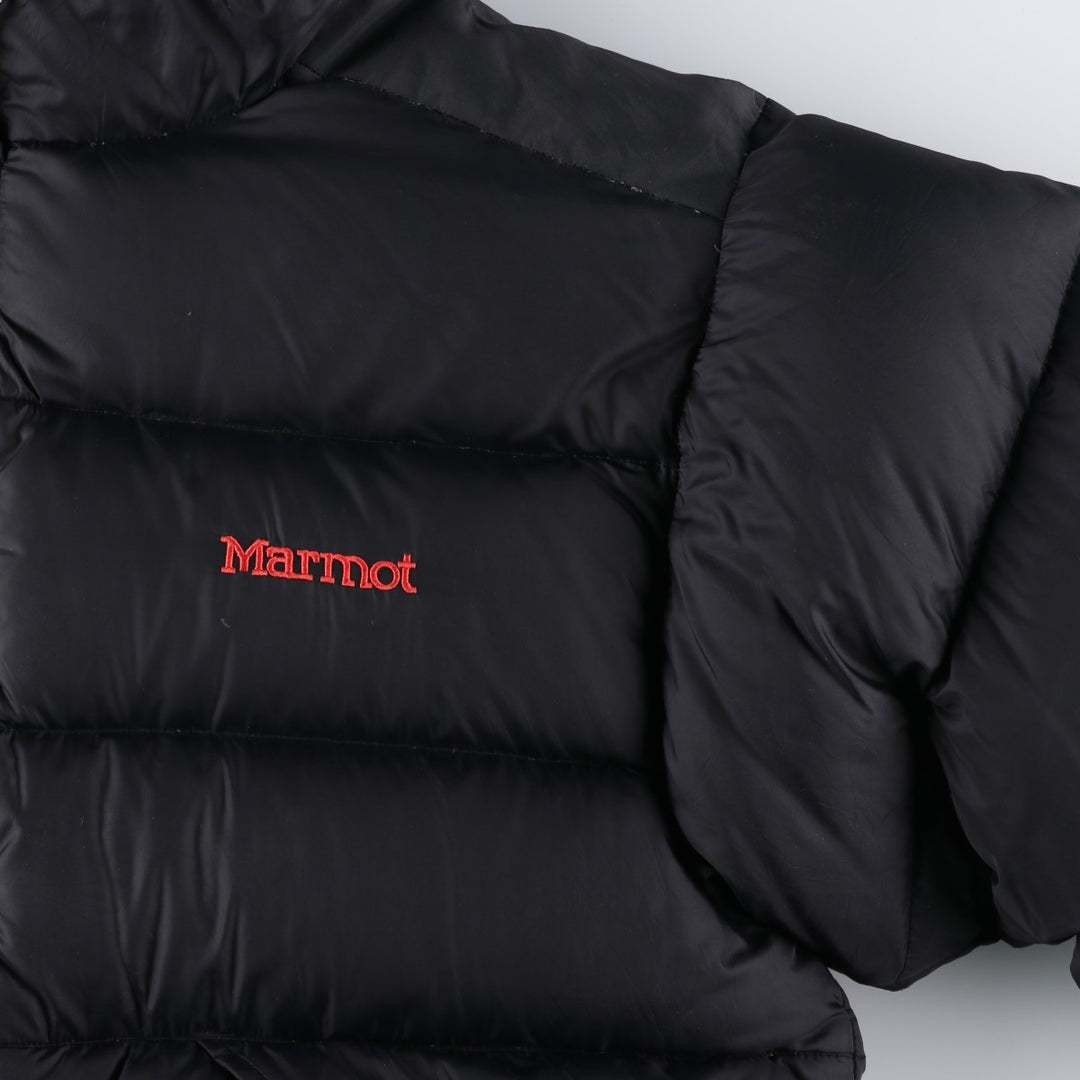Marmot Down Parka, Men's Size L Nylon black type Vintage Second Hand