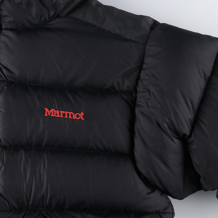 Marmot Down Parka, Men's Size L Nylon black type Vintage Second Hand