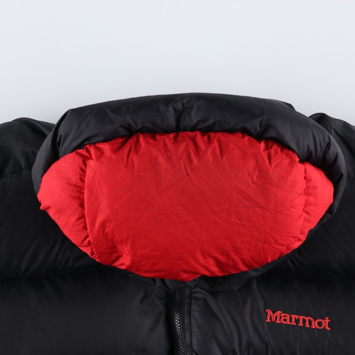 Marmot Down Parka, Men's Size L Nylon black type Vintage Second Hand