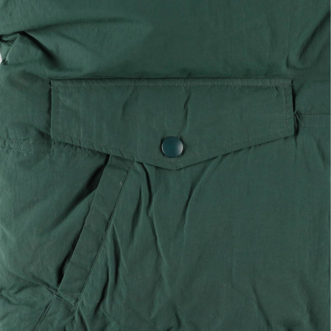 00'S Eddie Bauer goose down jacket, men's size L Nylon green type Vintage Second Hand